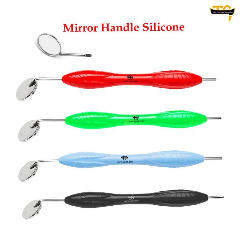 Silicone Mirror Handle, dental instruments, TGI's own catalog photograph