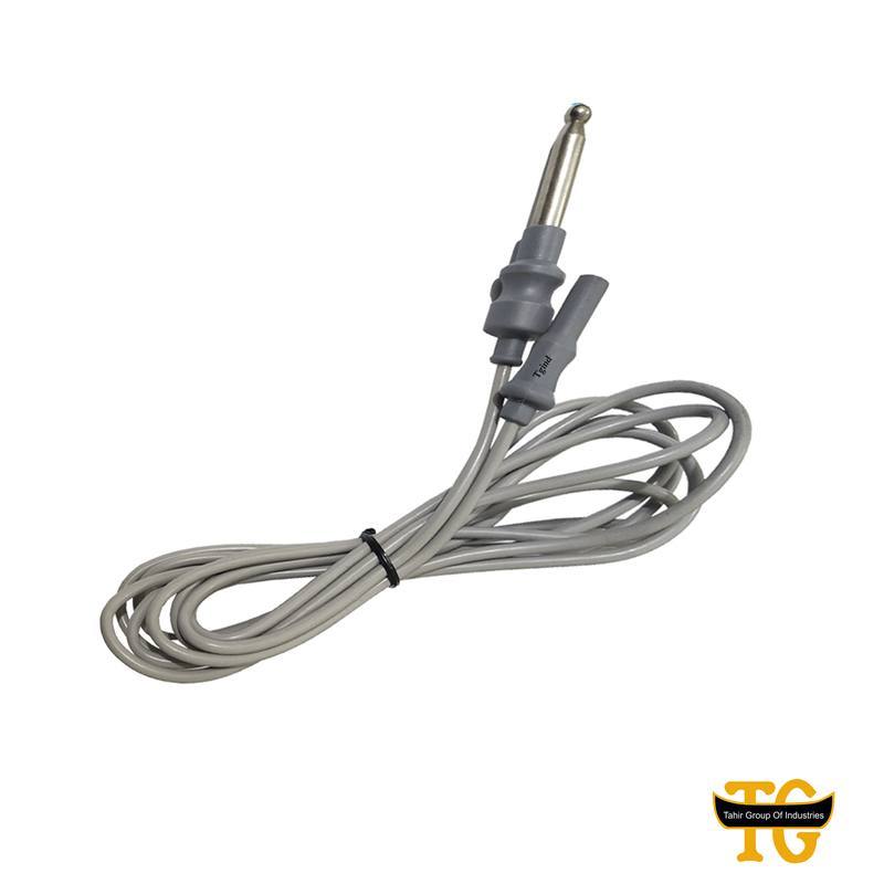 Silicone Monopolar Cable, electrosurgical instruments, TGI's own catalog photograph