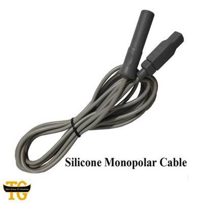 Silicone Monopolar Cable, electrosurgical instruments, TGI's own catalog photograph