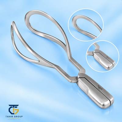 Simpson Obstetrical Forceps, gynecology instruments, TGI's own catalog photograph