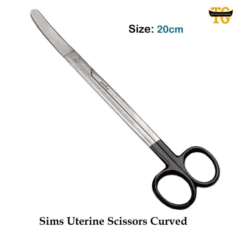 Sims Uterine Scissors, gynecology instruments, TGI's own catalog photograph