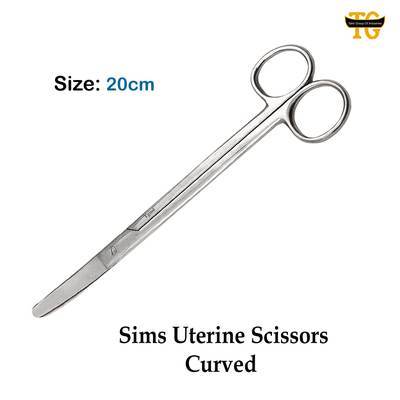Sims Uterine Scissors, gynecology instruments, TGI's own catalog photograph