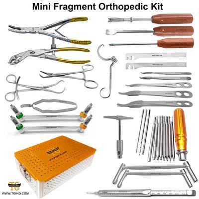 Small Fragment Orthopedic Set, orthopedic instruments, TGI's own catalog photograph