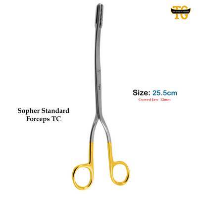 Sopher Forceps, surgical instruments, TGI's own catalog photograph