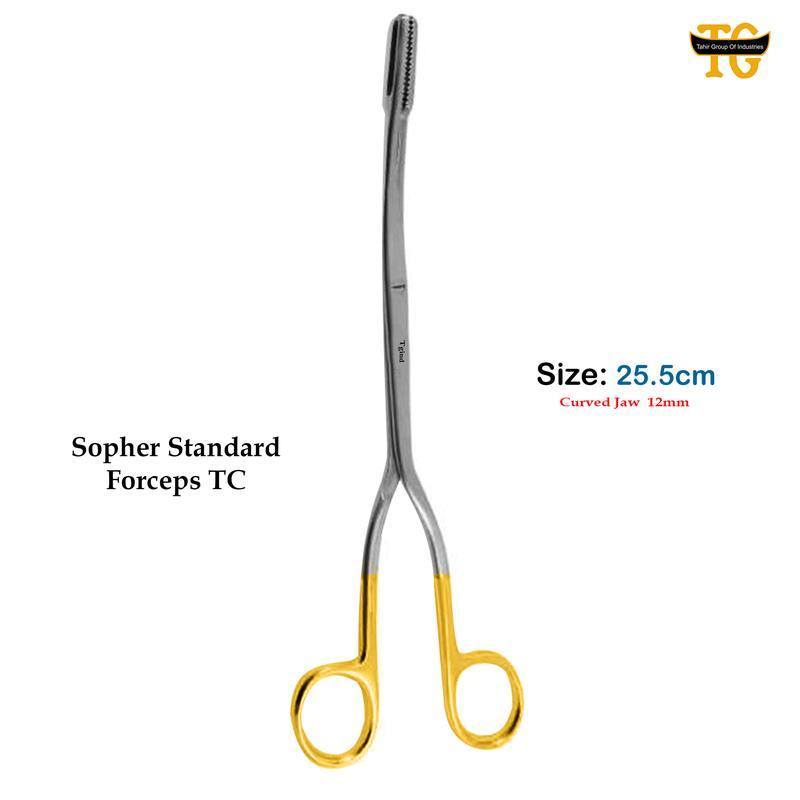 Sopher Forceps, surgical instruments, TGI's own catalog photograph