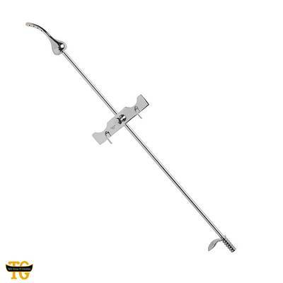 Spackman Uterine Cannula T Plate & Metal Cone, gynecology instruments, TGI's own catalog photograph