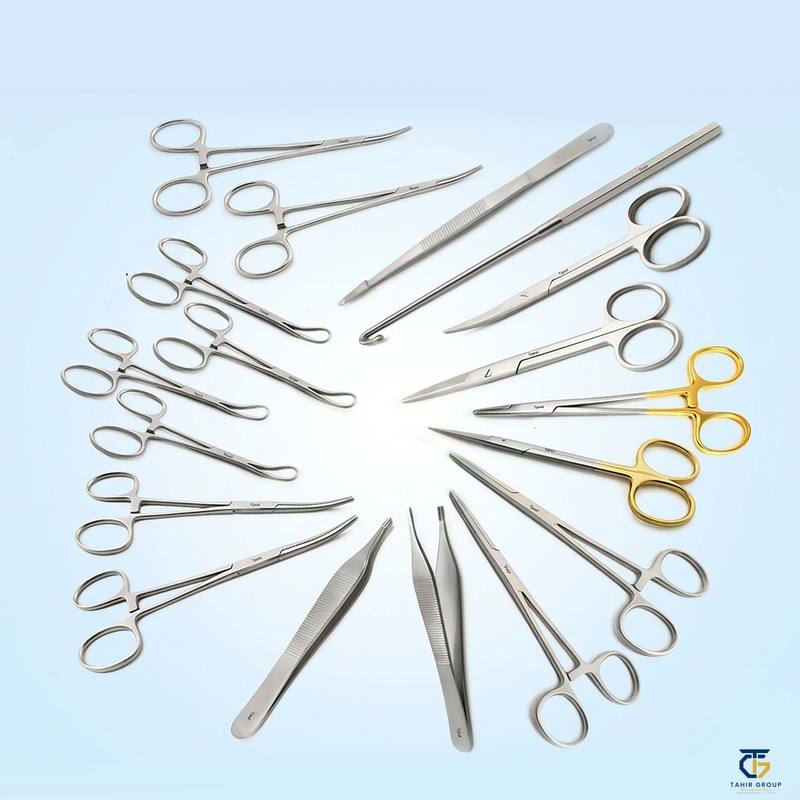 Spay Surgery Kit, surgical instrument sets, TGI's own catalog photograph