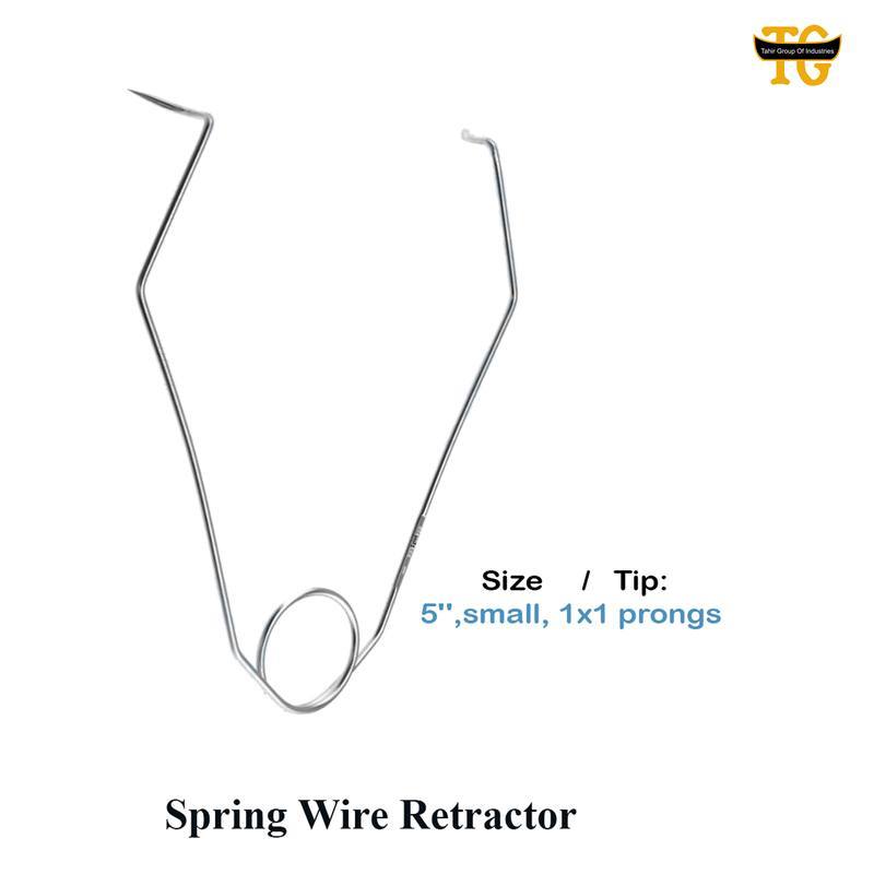 Spring Wire Retractor, surgical instruments, TGI's own catalog photograph