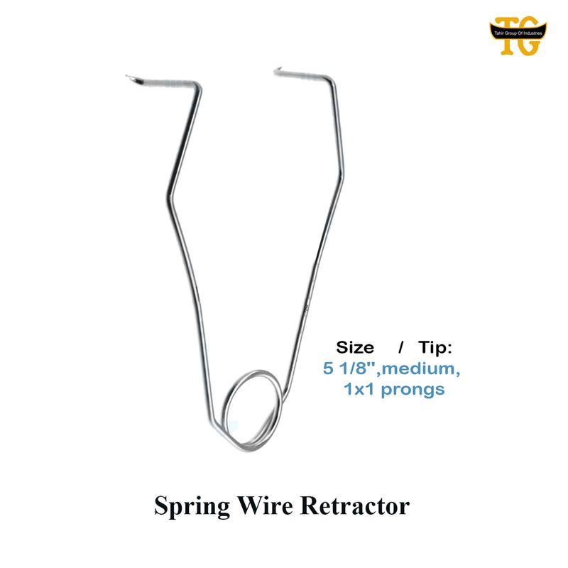 Spring Wire Retractor, surgical instruments, TGI's own catalog photograph