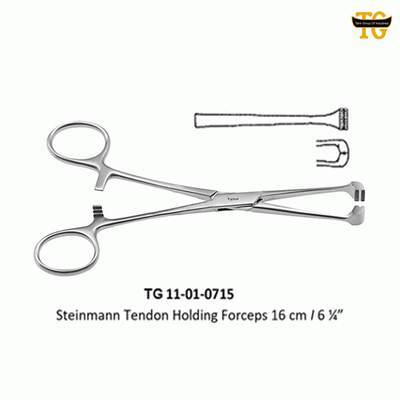 Steinmen Tendon Forceps, orthopedic instruments, TGI's own catalog photograph