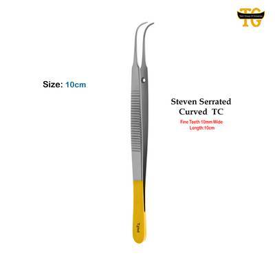 Steven Forceps TC, surgical instruments, TGI's own catalog photograph