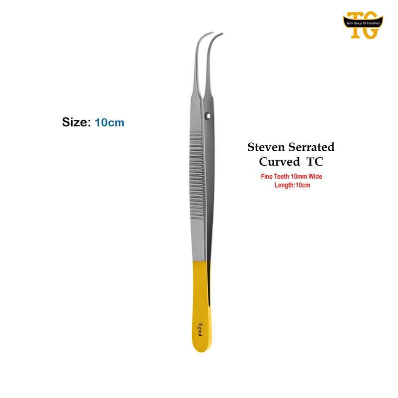 Steven Forceps TC, surgical instruments, TGI's own catalog photograph