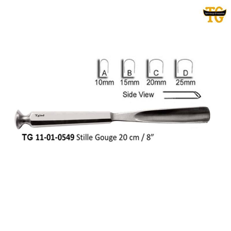 Stille Gouge, orthopedic instruments, TGI's own catalog photograph