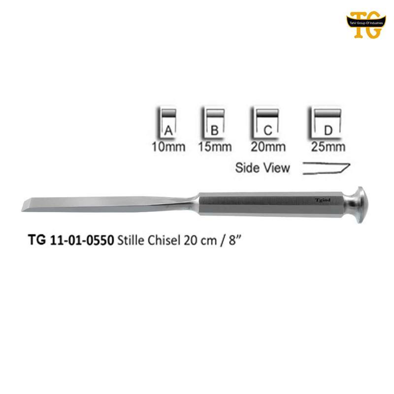 Stille Chisel, orthopedic instruments, TGI's own catalog photograph
