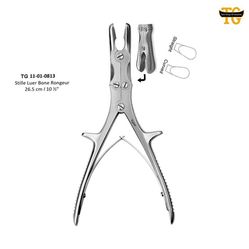 Stille Luer Bone Rongeur, orthopedic instruments, TGI's own catalog photograph