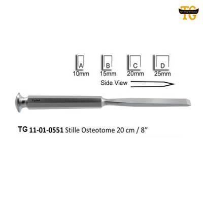 Stille Osteotome, orthopedic instruments, TGI's own catalog photograph