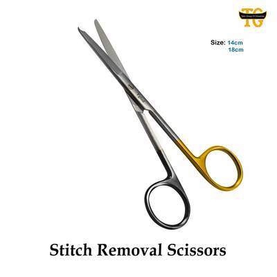 Stitch Scissors TC, surgical instruments, TGI's own catalog photograph