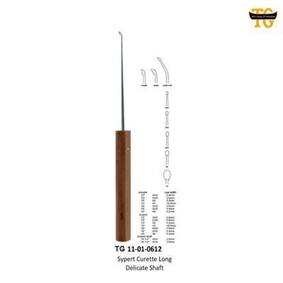 Sypert Curette, orthopedic instruments, TGI's own catalog photograph