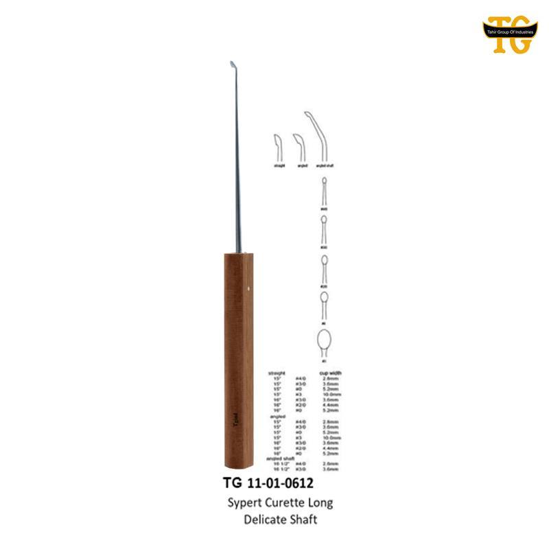Sypert Curette, orthopedic instruments, TGI's own catalog photograph