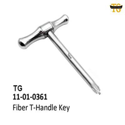 Fiber T-Handle Key, orthopedic instruments, TGI's own catalog photograph