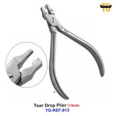 Tear Drop Plier, dental instruments, TGI's own catalog photograph