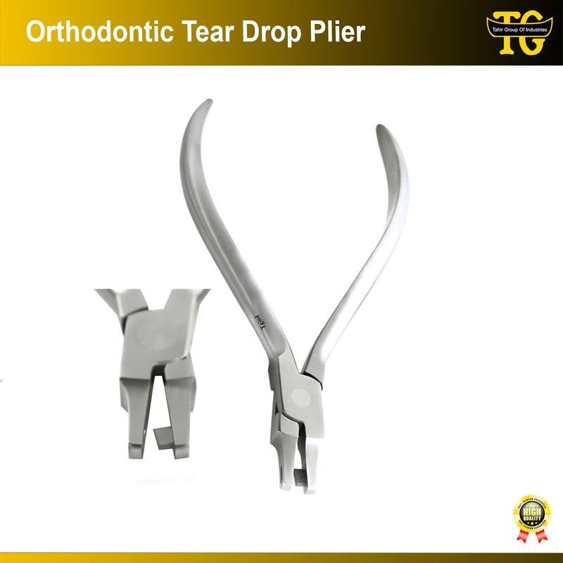 Orthodontic Tear Drop Plier, dental instruments, TGI's own catalog photograph