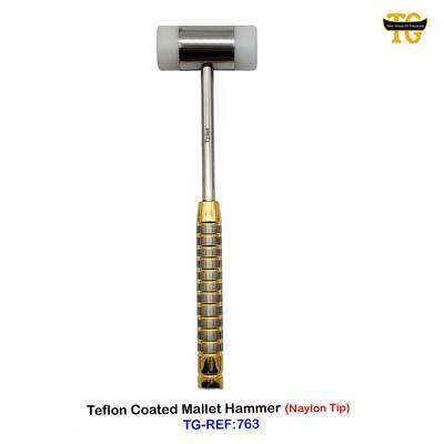 Teflon Coating Mallet, dental instruments, TGI's own catalog photograph