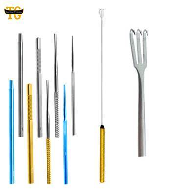 Three Prong Hook, gynecology instruments, TGI's own catalog photograph