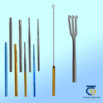 Three Prong Hook, gynecology instruments, TGI's own catalog photograph