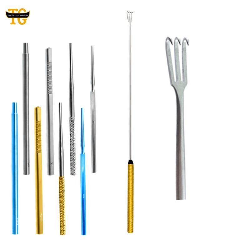 Three Prong Hook, gynecology instruments, TGI's own catalog photograph