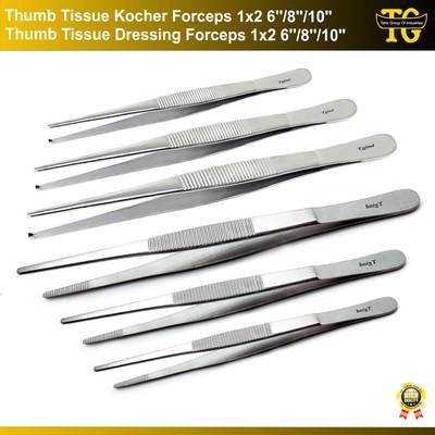 Thumb Dressing Tweezer Set, TGI's own catalogue photograph