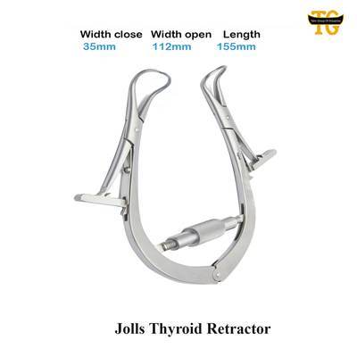Jolls Thyroid Retractor, surgical instruments, TGI's own catalog photograph