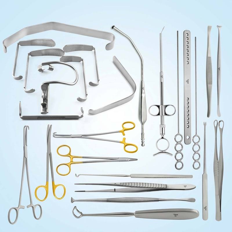 Tonsillectomy Surgery Set, ENT instruments, TGI's own catalog photograph