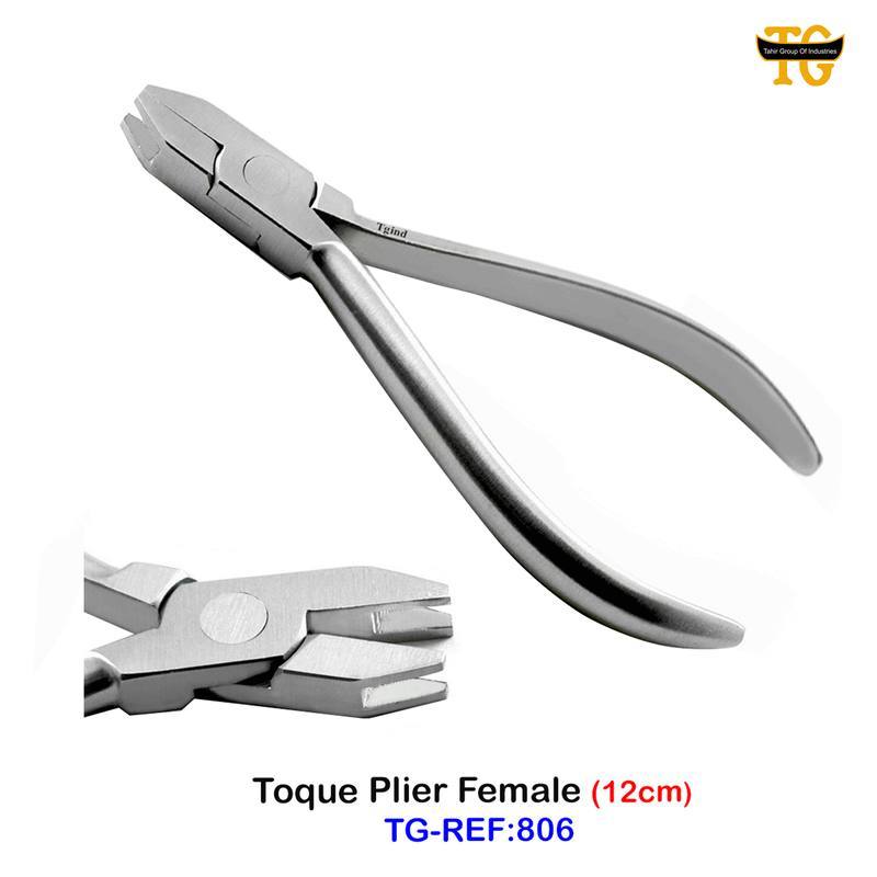 Torque Female Plier, dental instruments, TGI's own catalog photograph