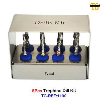 Trephine Drill Kit, dental instruments, TGI's own catalog photograph