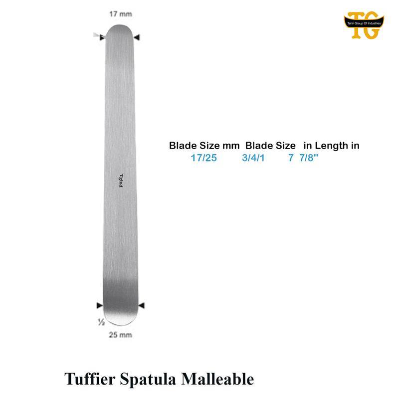 Tuffier Spatula, surgical instruments, TGI's own catalog photograph