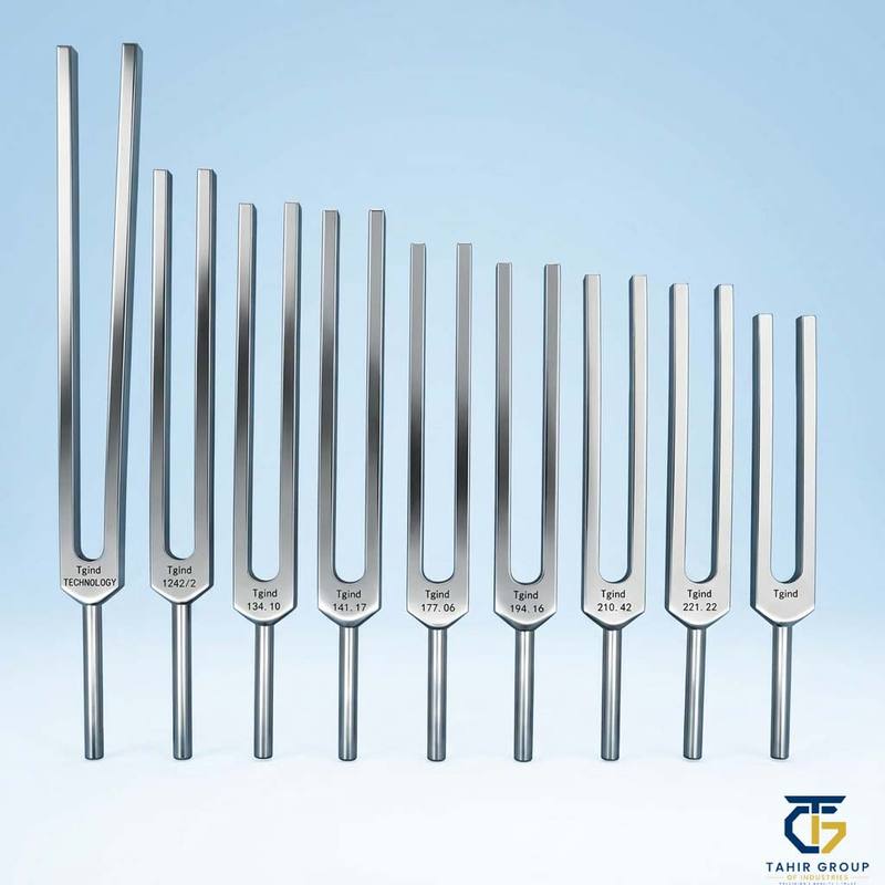 Stainless Steel Tuning Fork Set, diagnostic instruments, TGI's own catalog photograph