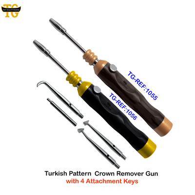 Turkish Pattern Crown Remover Gun, dental instruments, TGI's own catalog photograph