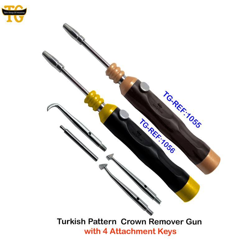 Turkish Pattern Crown Remover Gun, dental instruments, TGI's own catalog photograph