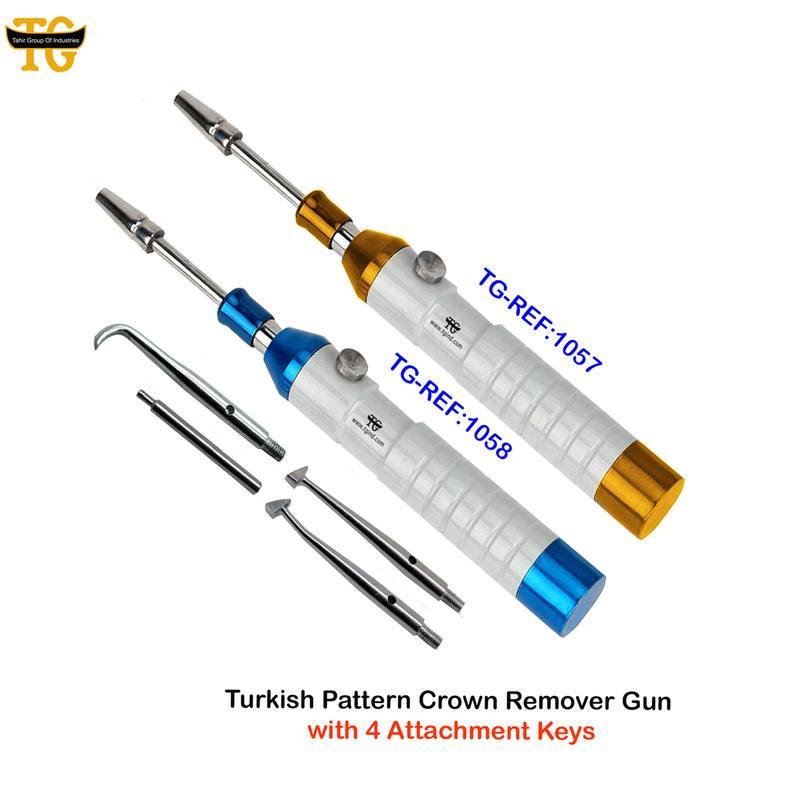 Turkish Pattern Crown Remover Gun, dental instruments, TGI's own catalog photograph