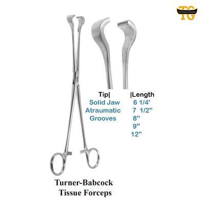 Turner Babcock Tissue Forceps, TGI's own catalogue photograph
