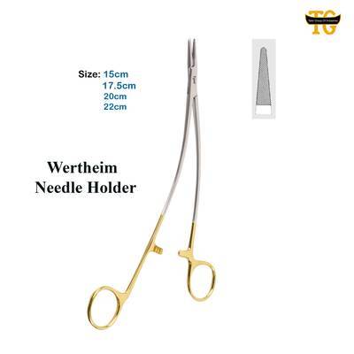 Wertheim Needle Holder, surgical instruments, TGI's own catalog photograph