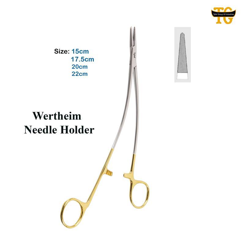 Wertheim Needle Holder, surgical instruments, TGI's own catalog photograph