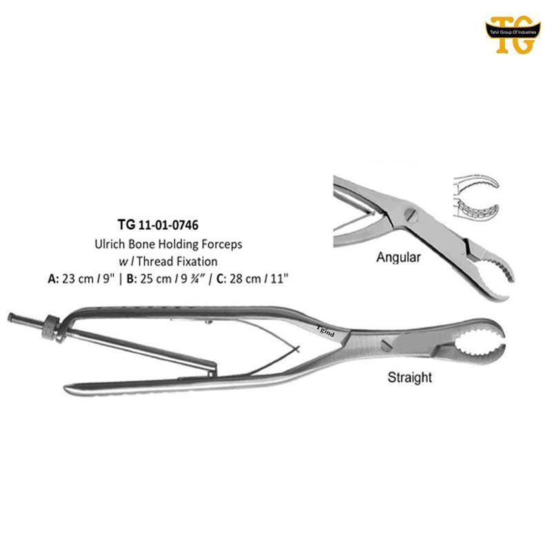 Ulrich Bone Holding Forceps, orthopedic instruments, TGI's own catalog photograph