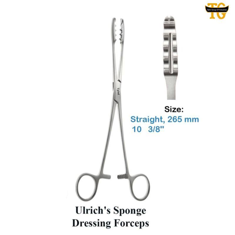 Ulrich's Sponge Dressing Forceps, surgical instruments, TGI's own catalog photograph