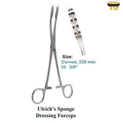 Ulrich's Sponge Dressing Forceps, surgical instruments, TGI's own catalog photograph