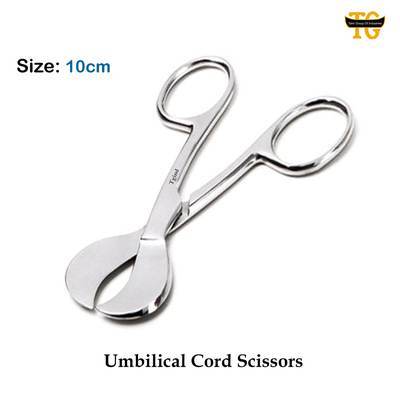 Umbilical Cord Scissors, surgical instruments, TGI's own catalog photograph