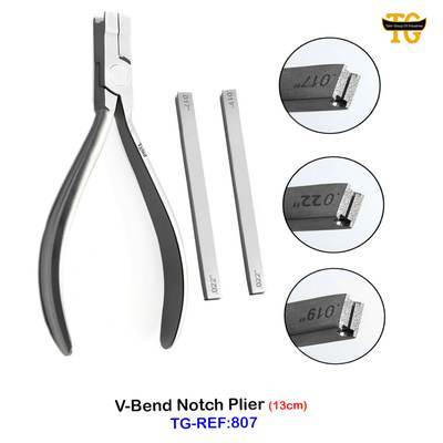 V-Bend Notch Plier, dental instruments, TGI's own catalog photograph