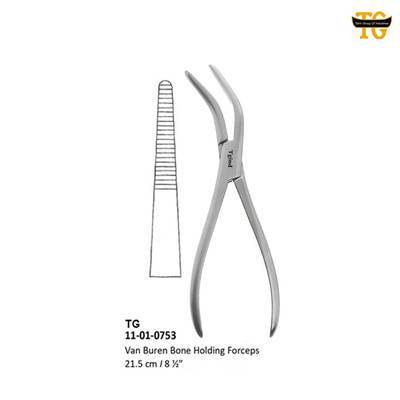 Van Buren Bone Holding Forceps, orthopedic instruments, TGI's own catalog photograph