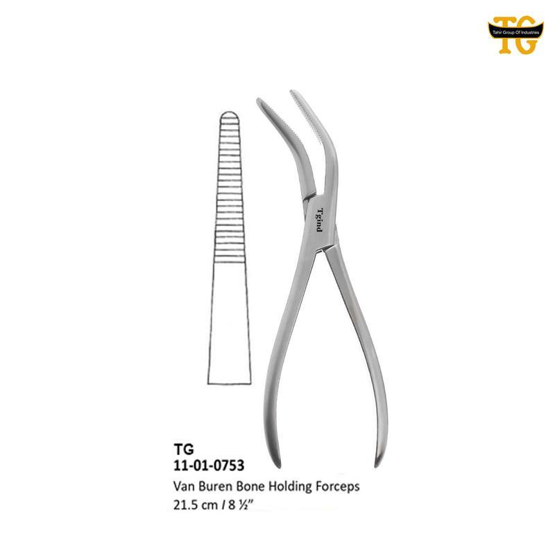 Van Buren Bone Holding Forceps, orthopedic instruments, TGI's own catalog photograph